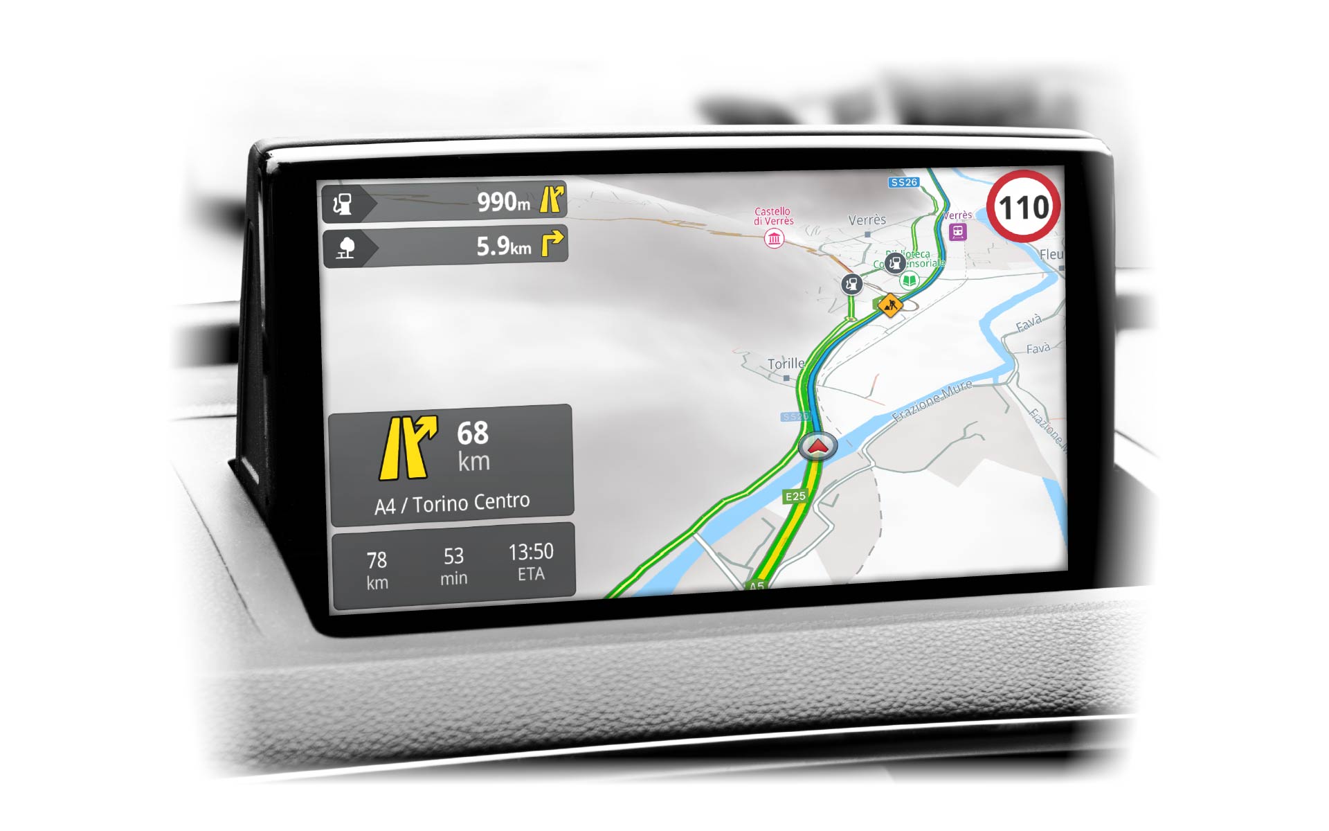 Mireo GPS navigation solutions provide global HERE maps of more than 130 countries, including China, Japan, South Korea, and India.
