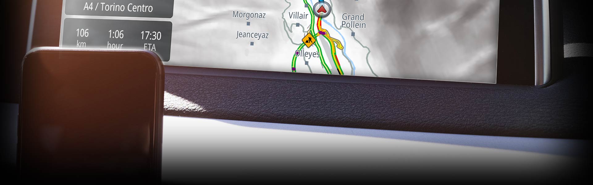 Genius Maps GPS navigation app lets you connect to the in-car infotainment systems of certain brands of cars.